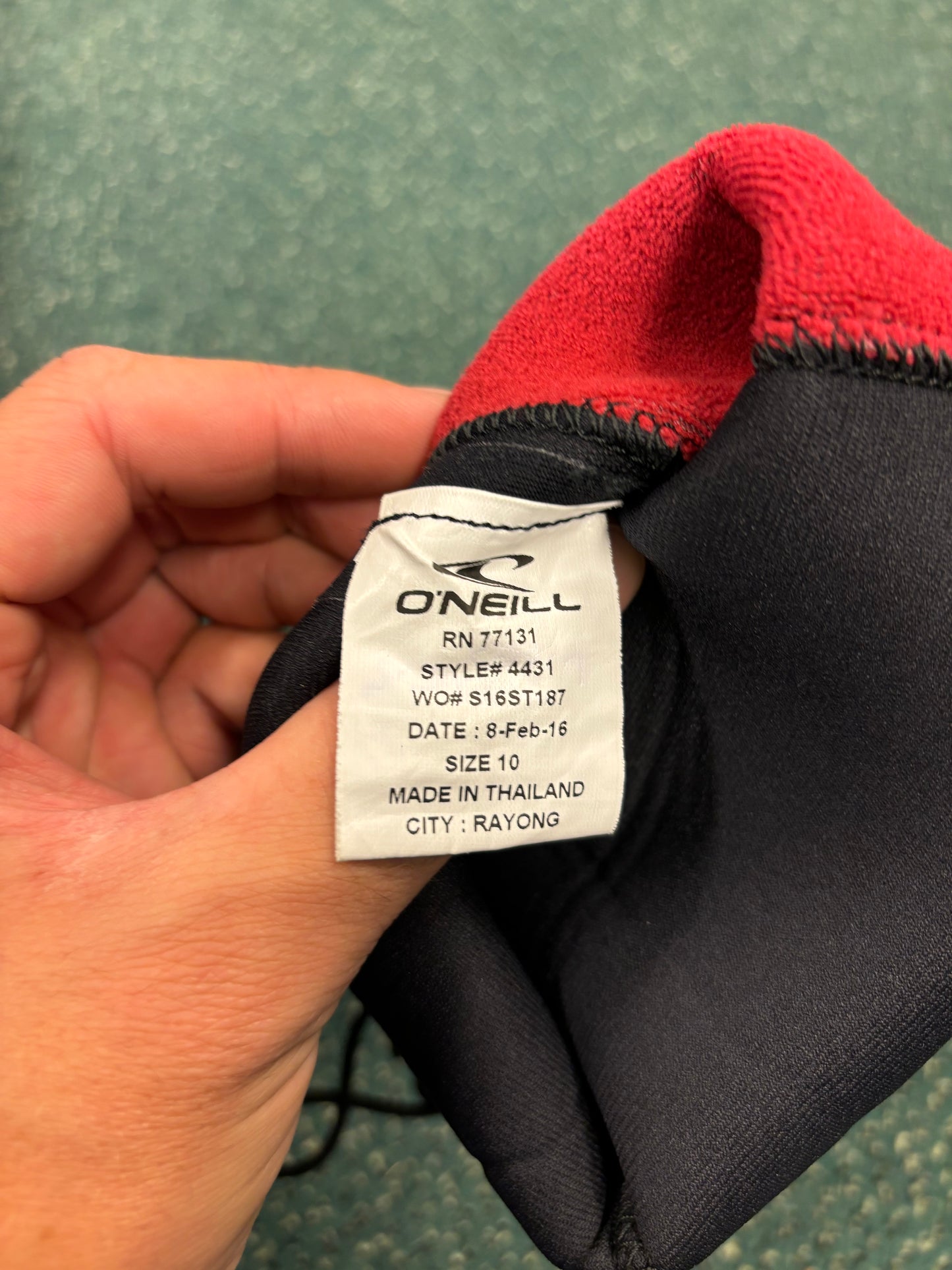 O’Neill Firewall 3mm maat 10