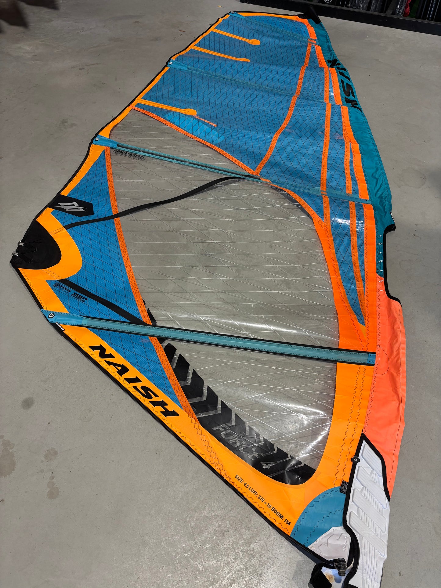 Complete set Naish Force 4 2025 / 3.5 - 4.0 - 4.5 - 5.0