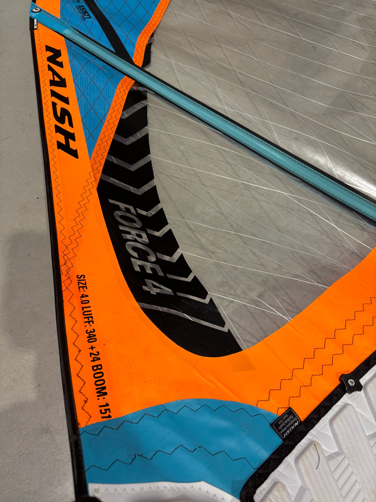 Complete set Naish Force 4 2025 / 3.5 - 4.0 - 4.5 - 5.0
