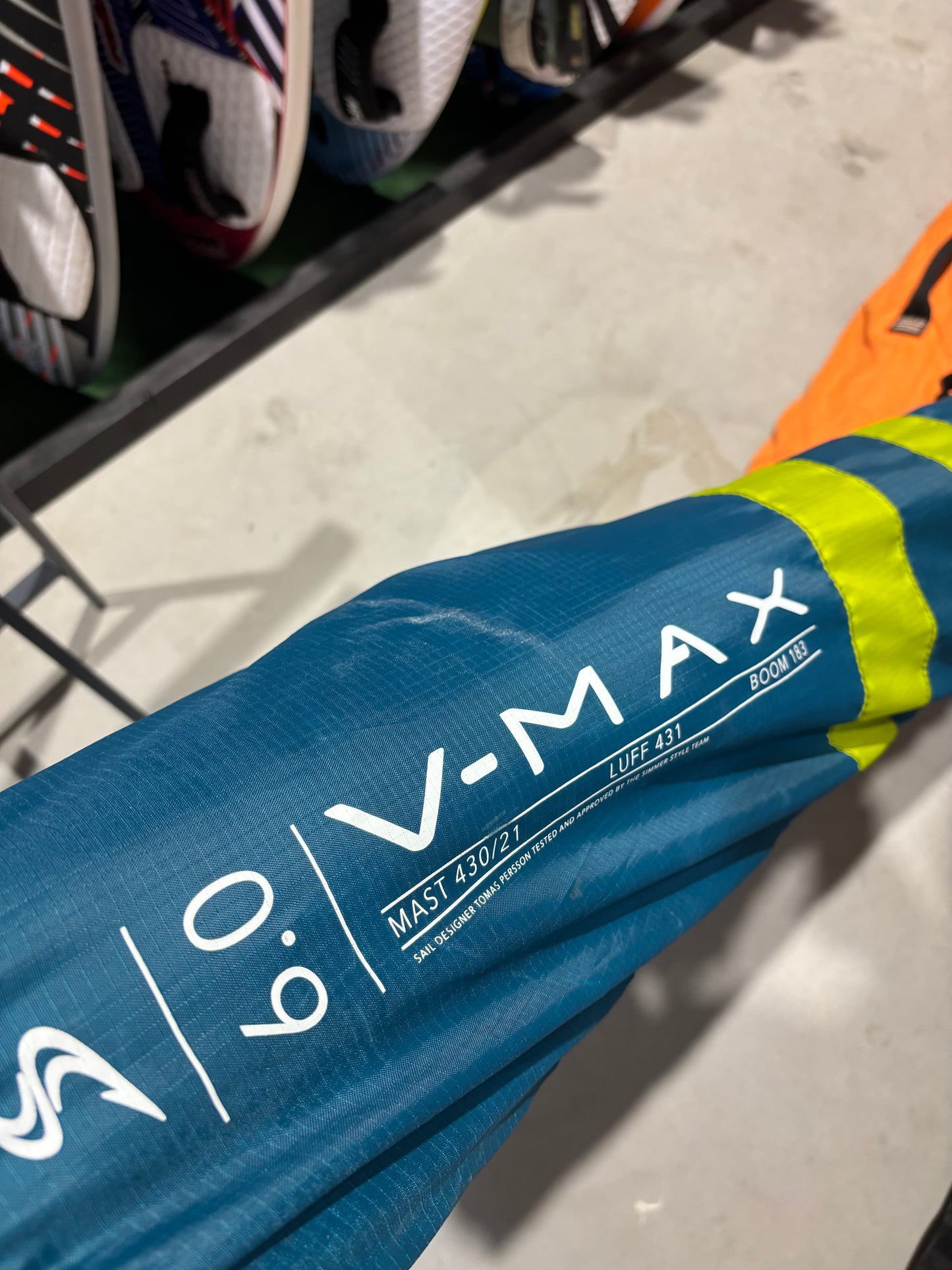 (Gereserveerd) Simmer Style V-Max 6.0 + Windgear 430 RDM C60