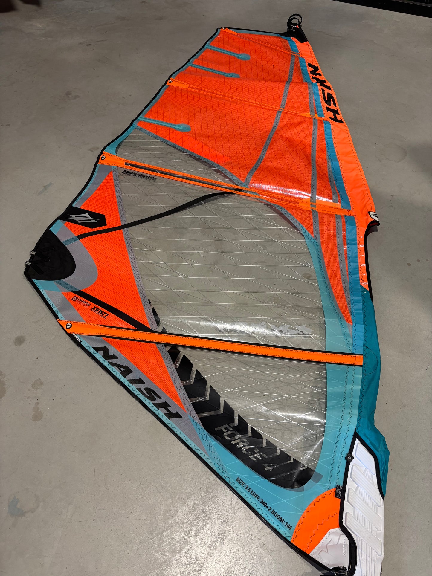 Complete set Naish Force 4 2025 / 3.5 - 4.0 - 4.5 - 5.0