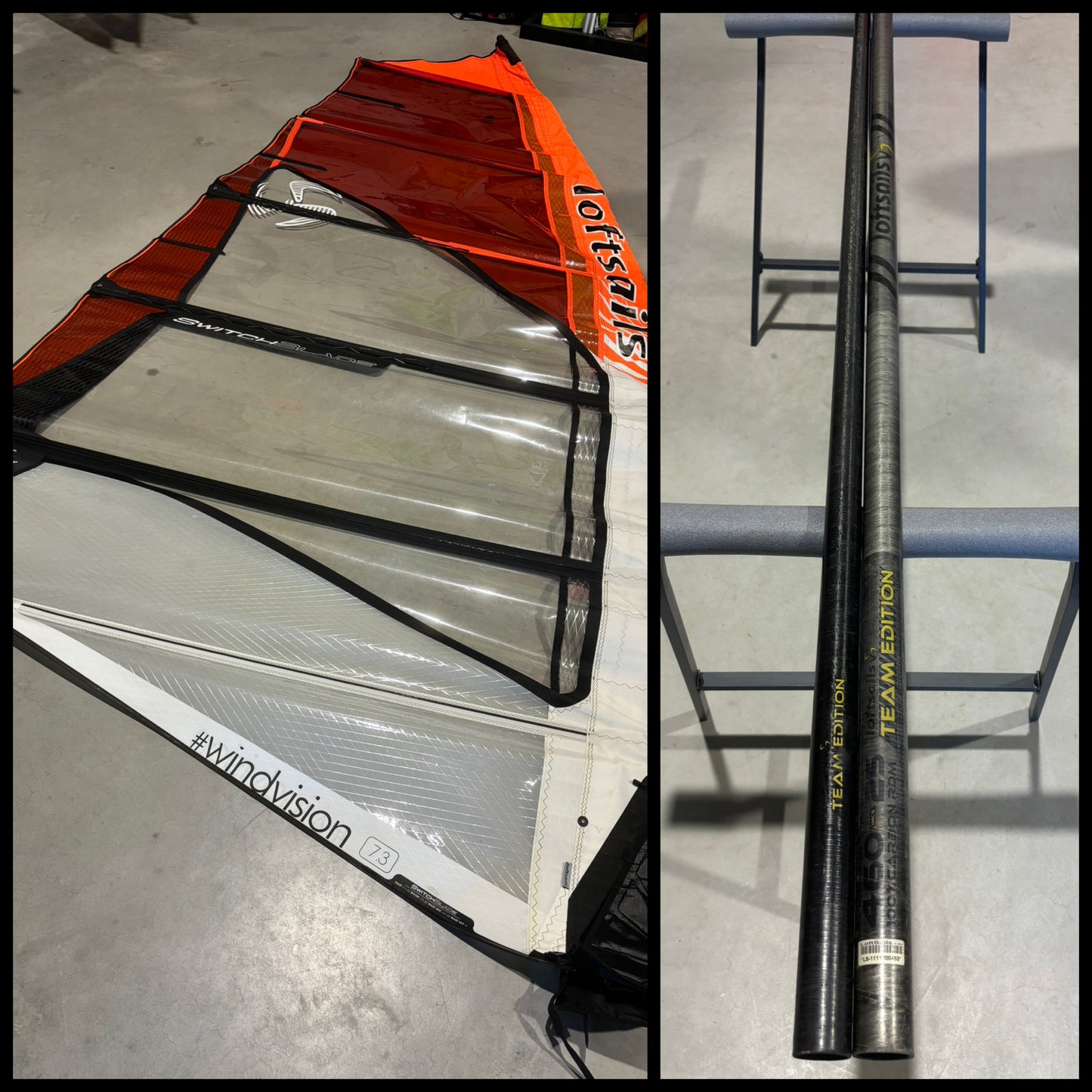 Loftsails Switchblade 7.3 + Loftsails Team Edition 460 RDM C100