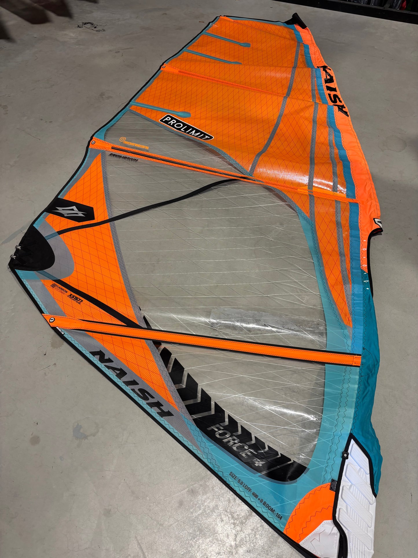 Complete set Naish Force 4 2025 / 3.5 - 4.0 - 4.5 - 5.0