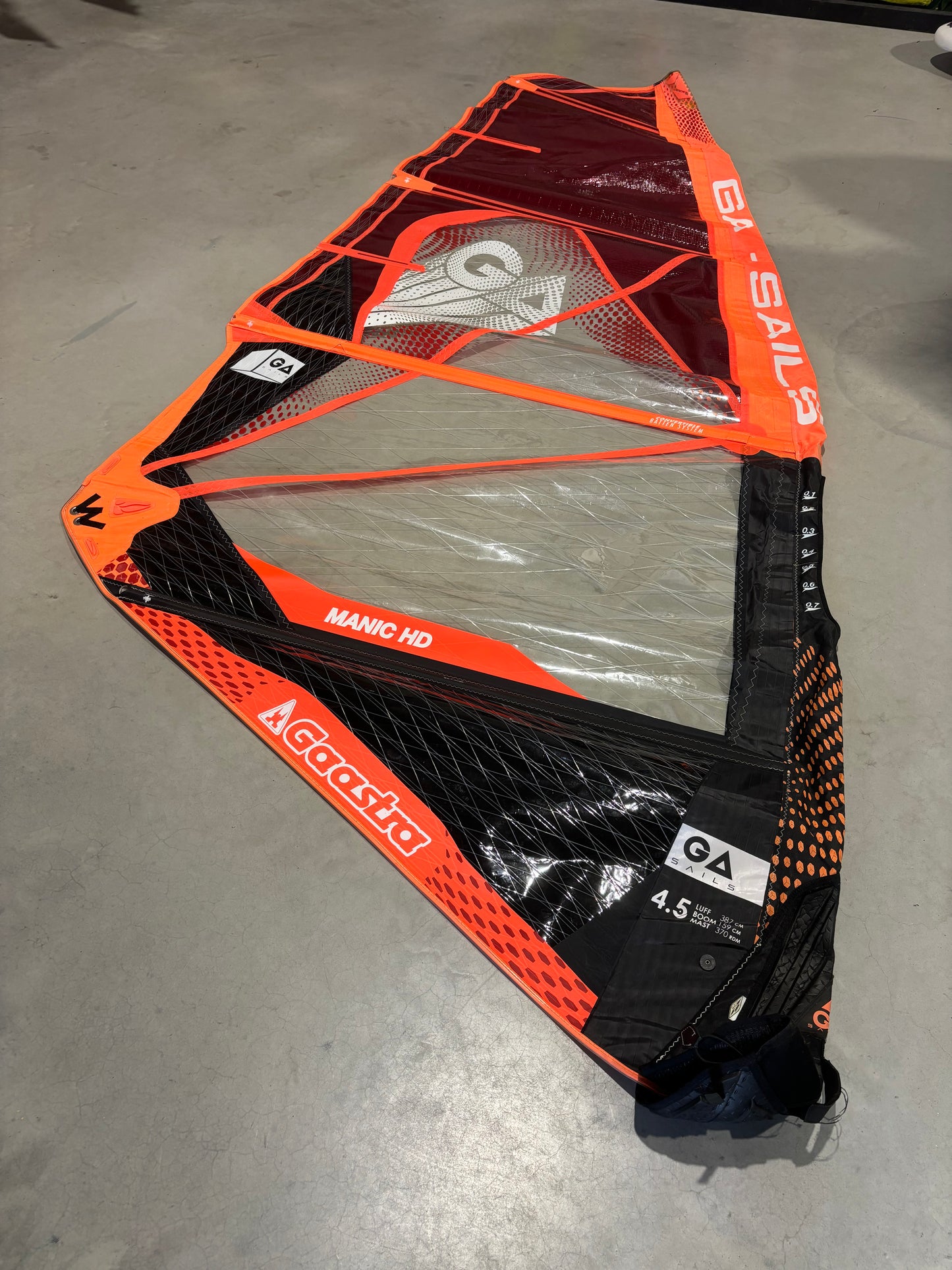 Gaastra Manic HD 4.5 + Gaastra 370 RDM C70