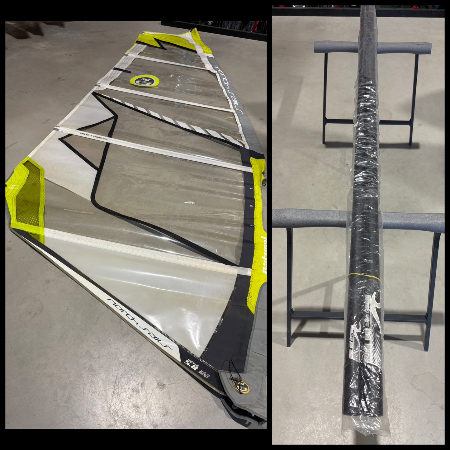 North Sails Natural 5.8 + Windgear 430 RDM C60