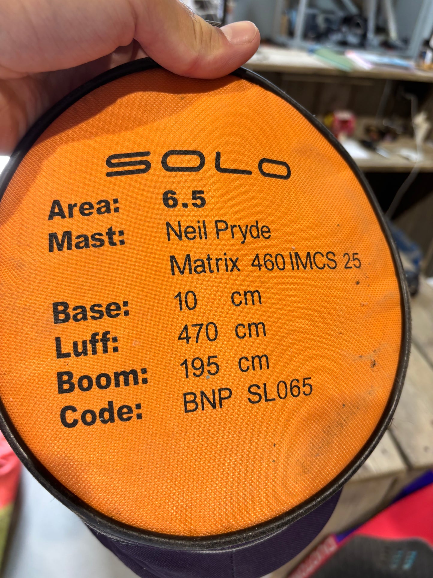 Neilpryde Solo 6.5 + Arrows 460 SDM C30