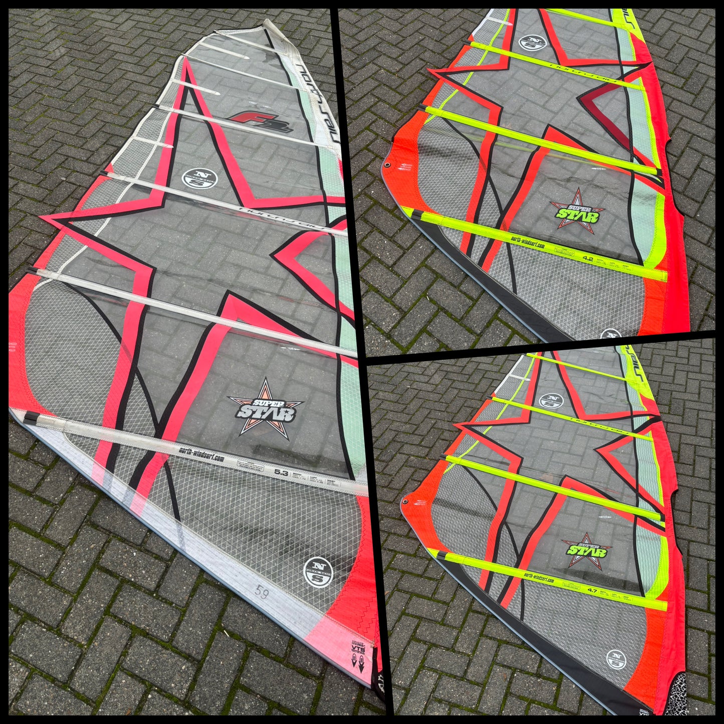 North Sails Superstar Set : 4.2 4.7 5.3
