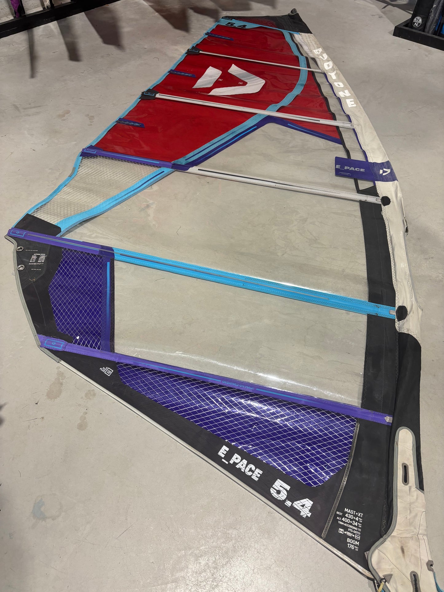 Duotone E_Pace 5.4 + North Sails 430 SDM C75