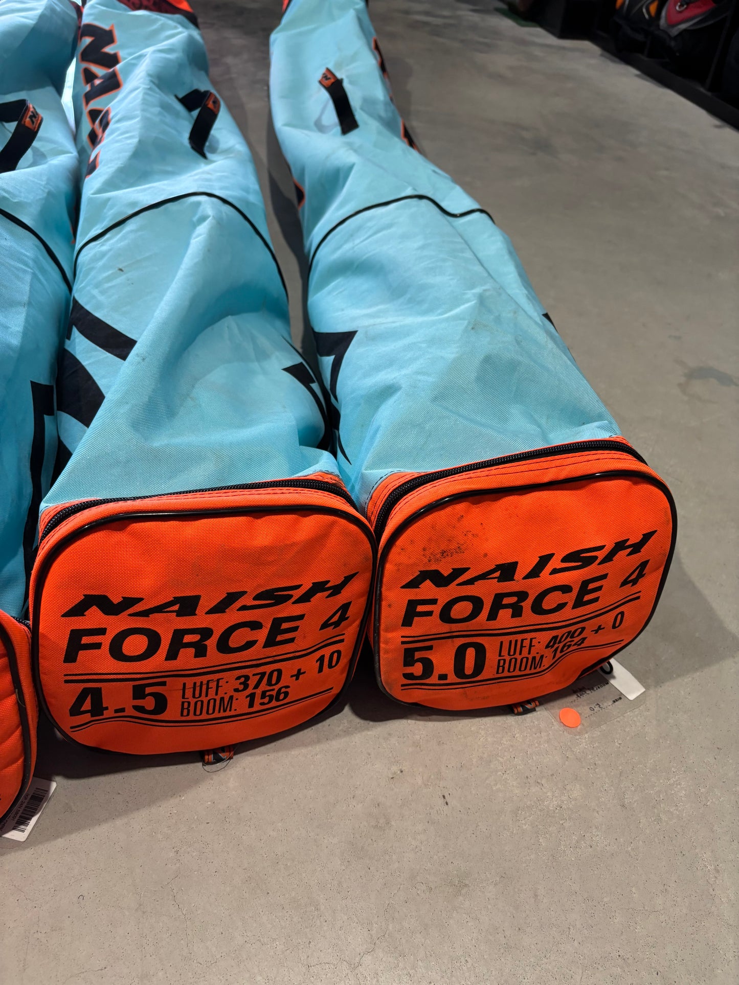 Complete set Naish Force 4 2025 / 3.5 - 4.0 - 4.5 - 5.0