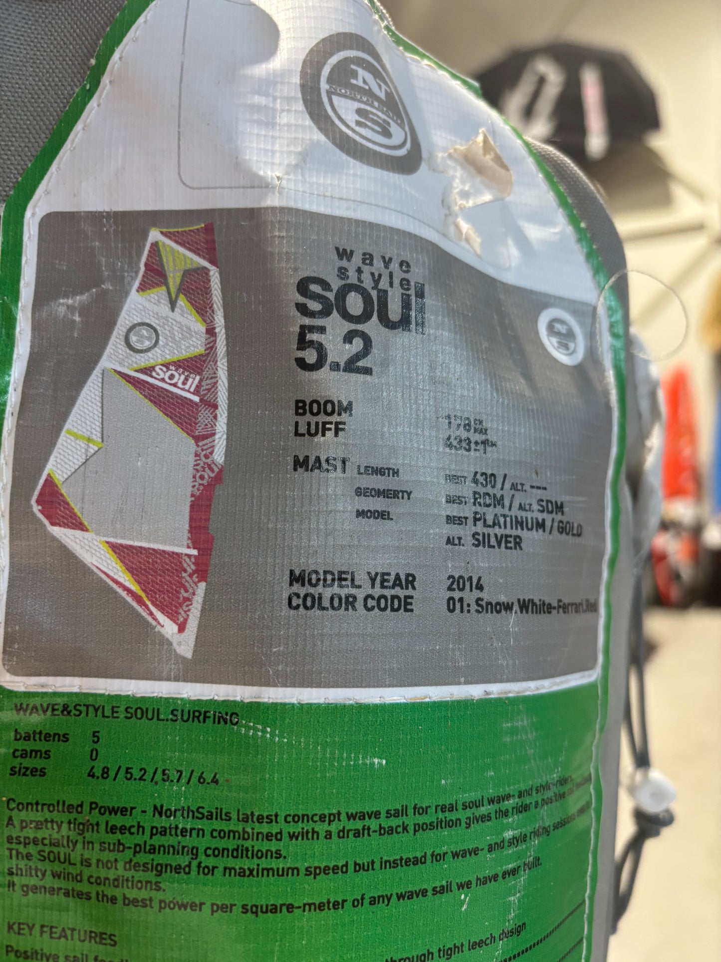 North Sails Wave Soul 5.2