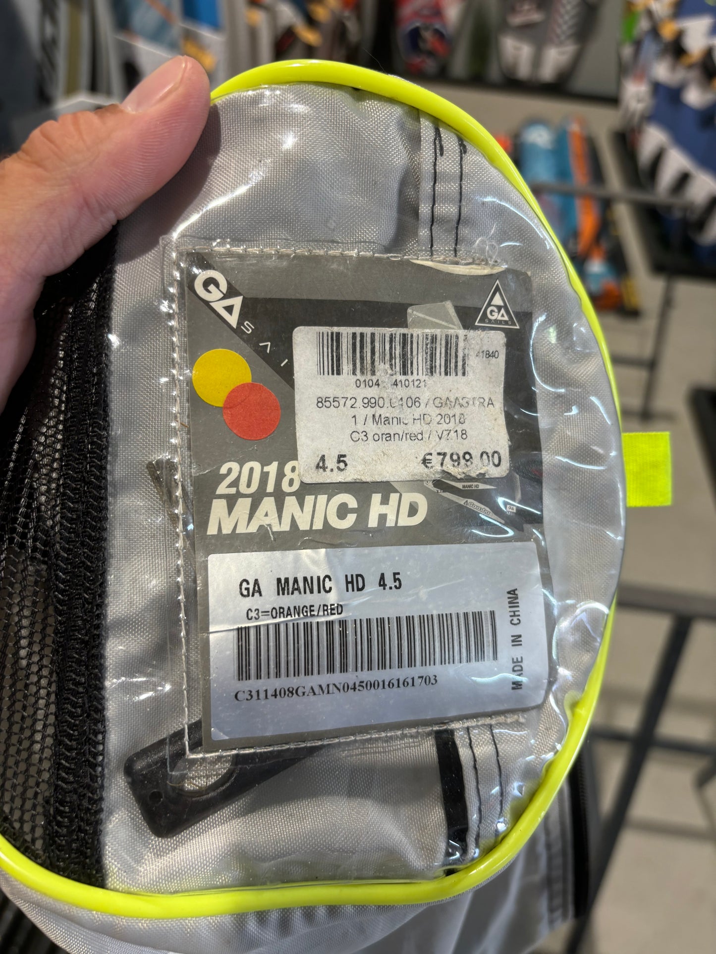 Gaastra Manic HD 4.5 + Gaastra 370 RDM C70