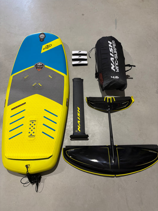 Complete Wingfoil set : JP Wingair 6.0/130L + Naish Jet 2000 + Naish Wing 4.6