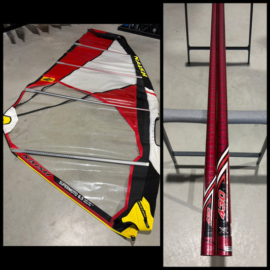 Naish Supermoto 6.5 + Naish 430 RDM C90