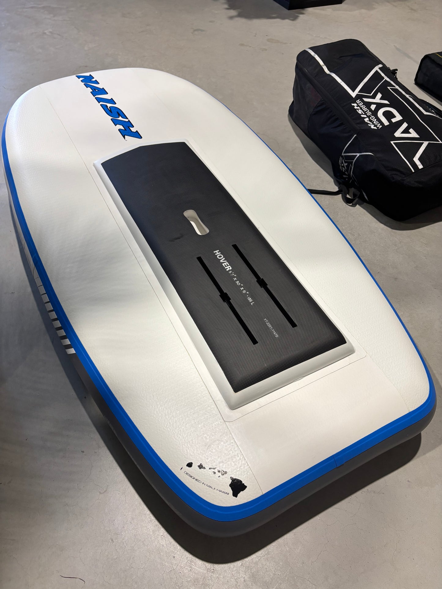 Complete Wingfoil set | Naish Hover 5’7/135L + Naish Foil + Naish ADX 5.5 (2)