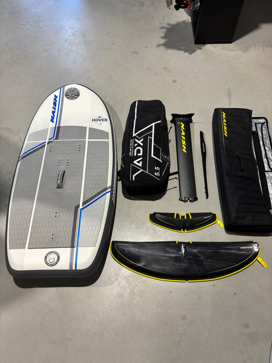 Complete Wingfoil set | Naish Hover 5’7/135L + Naish Foil + Naish ADX 5.5 (2)