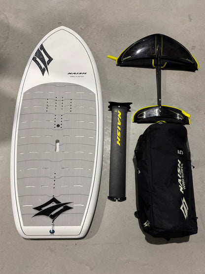 Complete Wingfoil Set | Naish Wingsurfer 5’8/112L + Naish Foil + Naish Wingsurfer 5.0