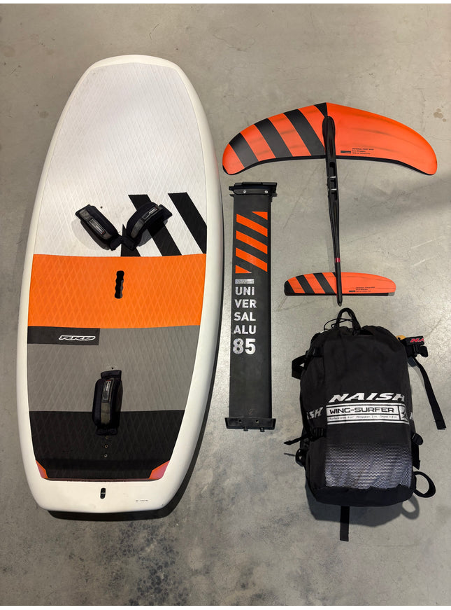 RRD Beluga LTE 165 90L + RRD Universal 1500 Foil + Naish Wingsurfer 4m
