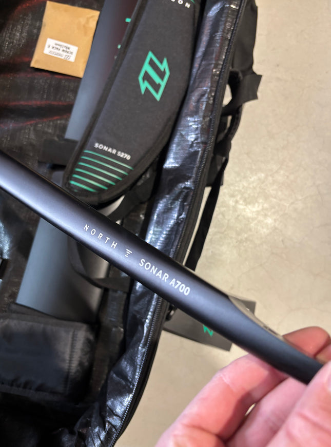 North Seek 2025 5’3 - 88L + North Sonar 1350 Foil + North Nova PRO 4.2