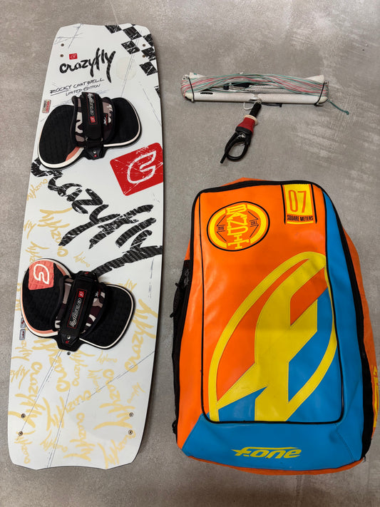 F-One Bandit 7m + Crazyfly 130x39 + F-One Bar