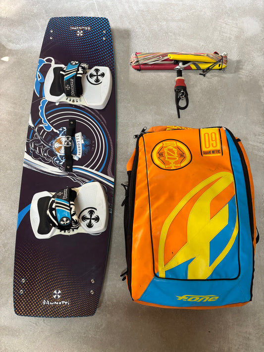 F-One Bandit 9m + Brunotti Onyx 136x40 + F-One Bar