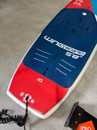Complete Wingfoil set | Starboard Wingboard 5’8 + Starboard Foil + F-One Swing 5m
