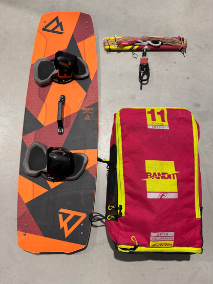 F-One Bandit 11m + Brunotti Onyx 140x42 + F-One Bar