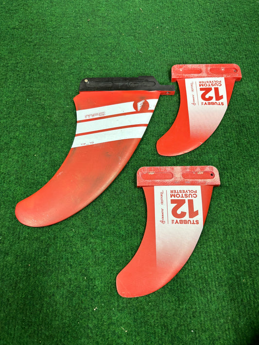 Thruster vinnen / MFC 19cm US-Box + 2x 12cm