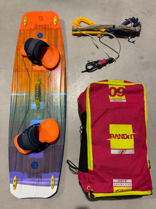 F-one Bandit 9m + Fone Trax 136x40.5 + F-one Bar