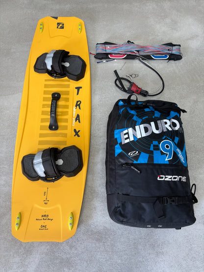 Ozone Enduro 9m + F-One TRAX Carbon 137x42 + Ozone Bar