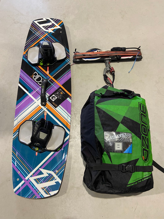 Ozone Catalyst 8m + North X-Ride 133x39 + Ozone Bar