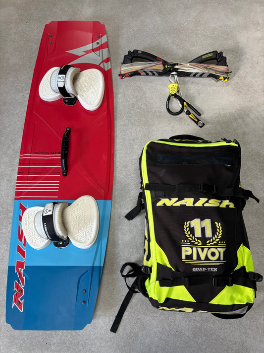 Naish Pivot 11m + Naish Motion 142x42 + Naish Bar