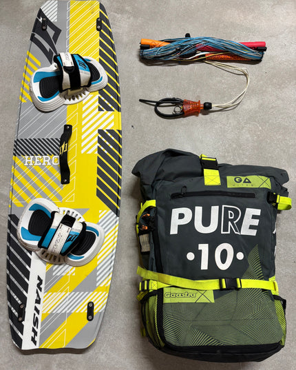 Gaastra Pure 10m + Naish Hero 135x42 + Gaastra Bar