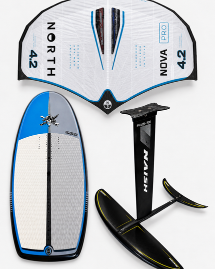 Naish Hover Ultra Carbon - 100L + Naish Jet HA 1400 Foil + North Nova PRO 4.2