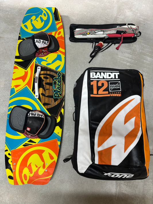 F-One Bandit 12m + RRD Placebo 137x40 + F-One Bar
