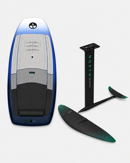 North Seek 2025 5’3 - 88L + North Sonar 1350 Complete Foil (Foil = NIEUW)