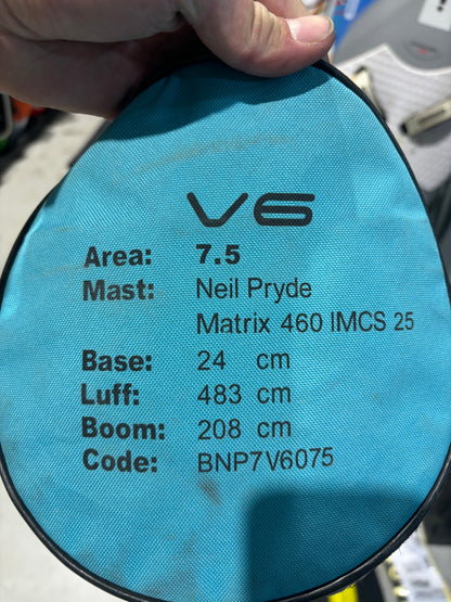 (Gereserveerd) Neilpryde V6 7.5