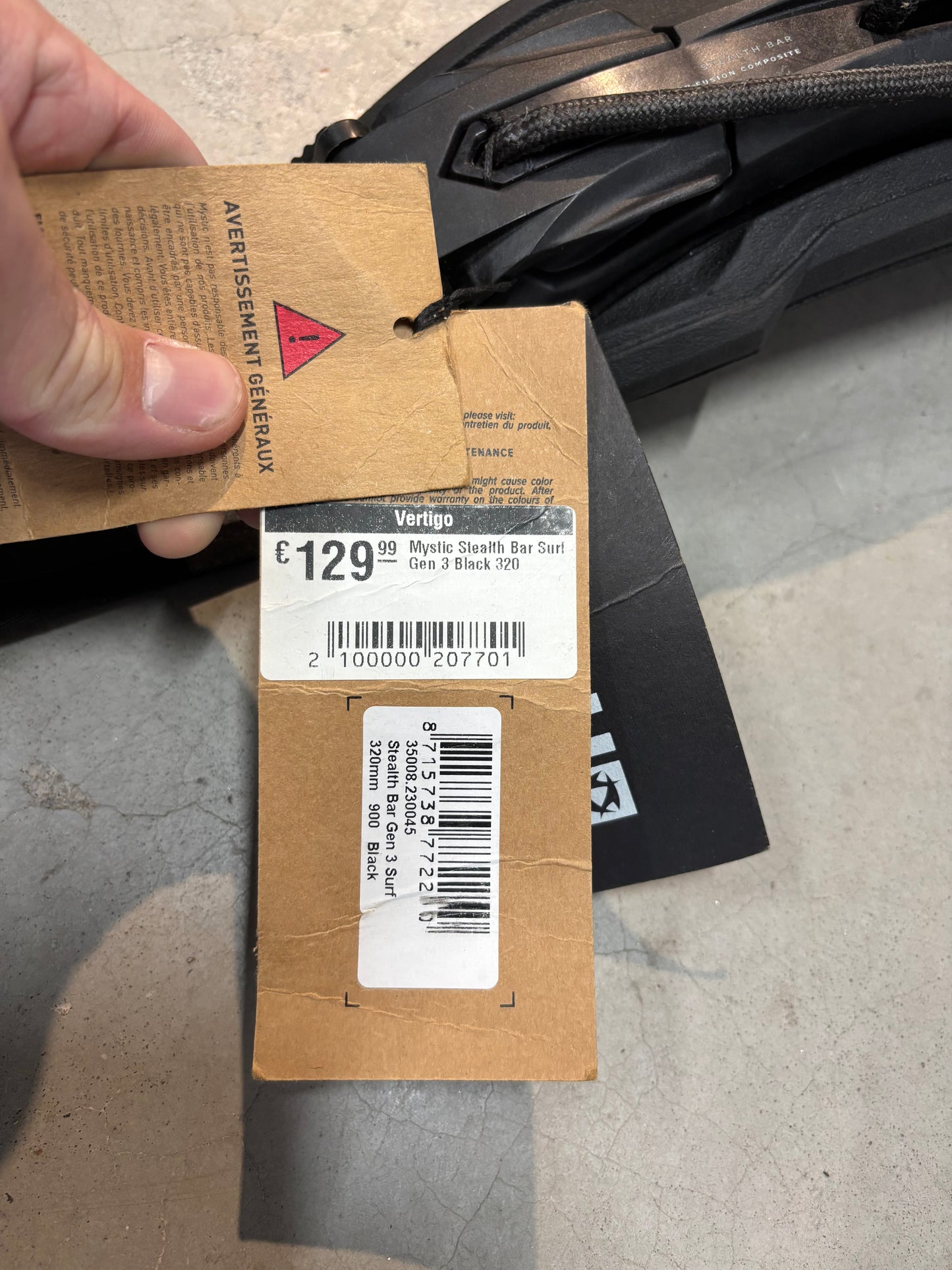 Mystic Stealth Bar Surf Gen3 320