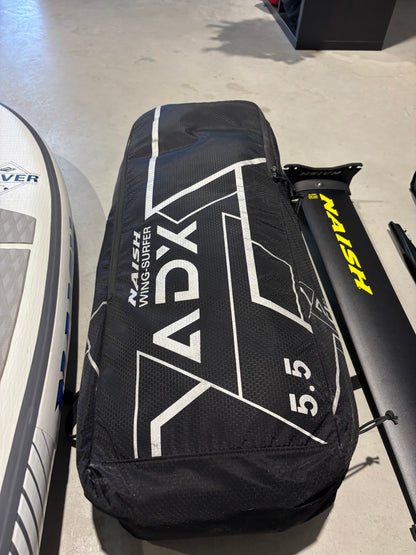 Complete Wingfoil set | Naish Hover 5’7/135L + Naish Foil + Naish ADX 5.5 (2)