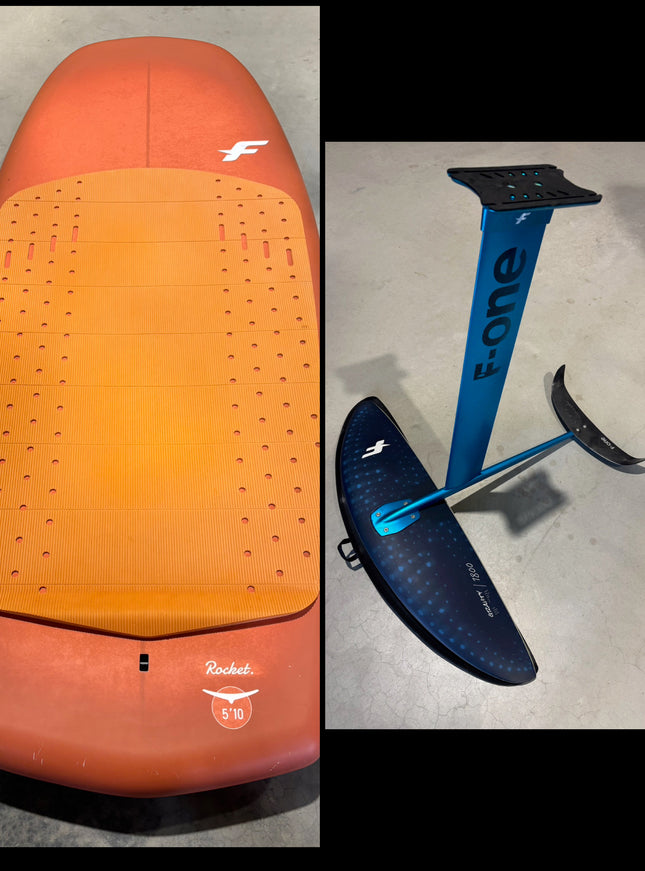 F-One Rocket ASC 5’10 - 110L + F-One Phantom 1800 Foil