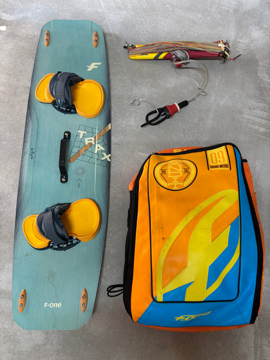 F-One Bandit 9m + F-One TRAX 133x38 + F-One Bar