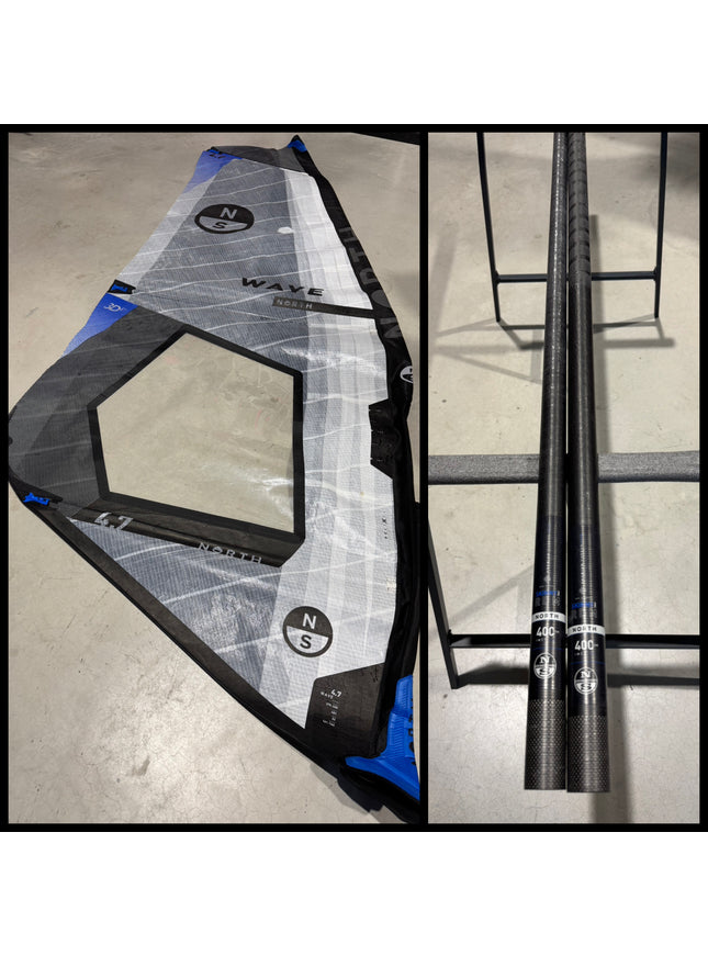 North Sails Wave 4.7 + North Sails Skinny Pro 400 RDM C100