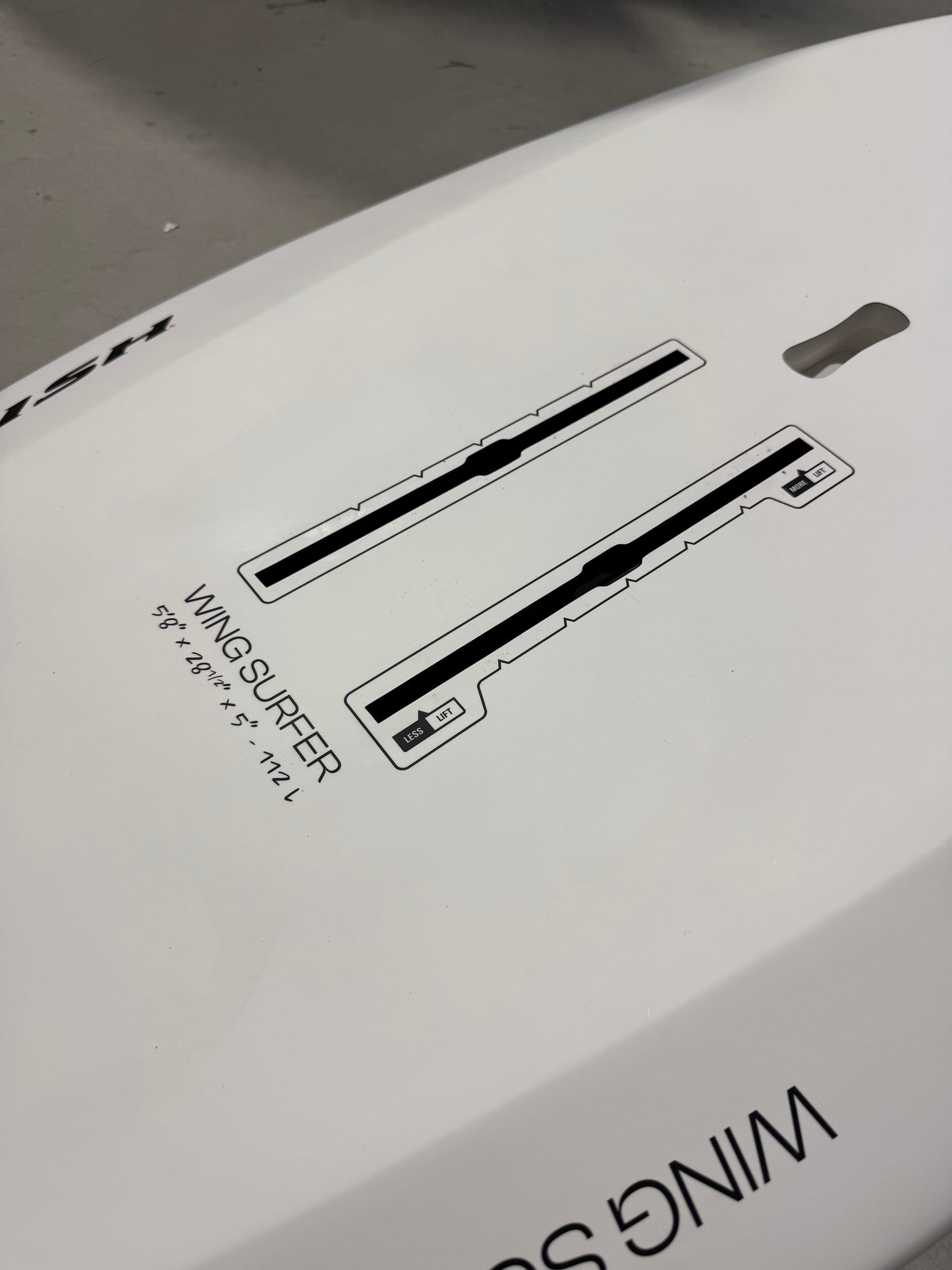 Complete Wingfoil Set | Naish Wingsurfer 5’8/112L + Naish Foil + Naish Wingsurfer 5.0