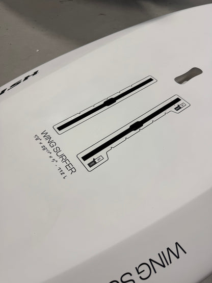 Complete Wingfoil Set | Naish Wingsurfer 5’8/112L + Naish Foil + Naish Wingsurfer 5.0