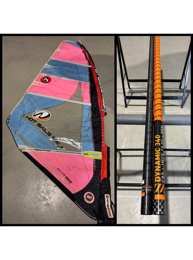 Hot Sails Maui Superfreak 3.5 + RRD Dynamic 340 RDM C80