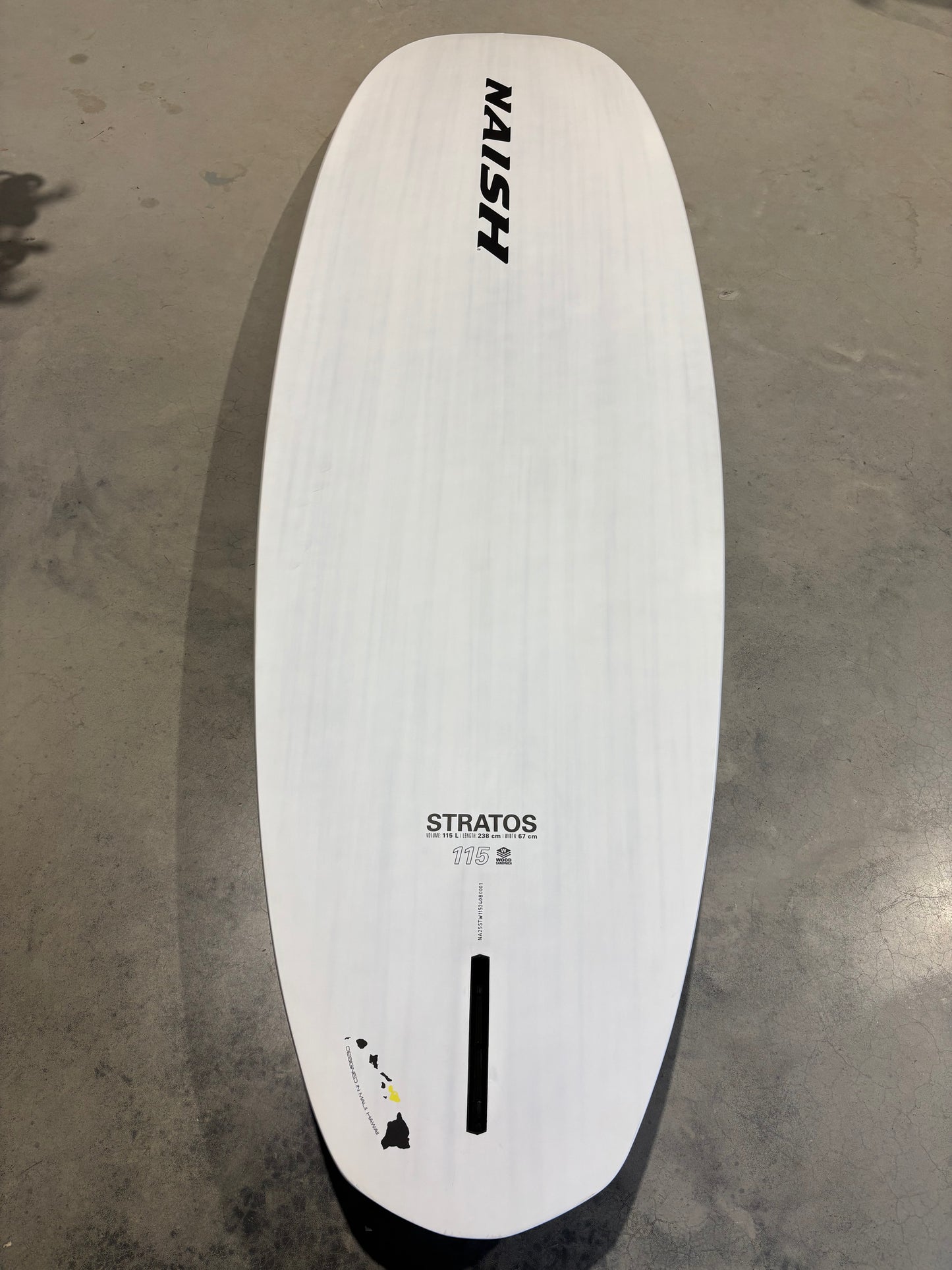 (Gereserveerd) Naish Stratos Wood 2025 - 115L / NIEUW