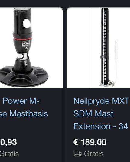 Neilpryde MXT Base + MXT 34 SDM & RDM Set!