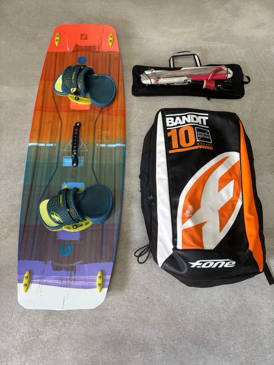F-One Bandit 10m + F-One TRAX 140x45 + F-One Bar