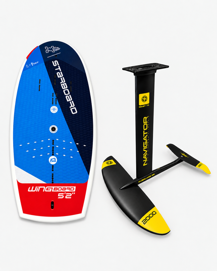 Starboard Wingboard 5’2 Lite Tech - 90L + Unifiber Navigator 1300 Foil / NIEUW