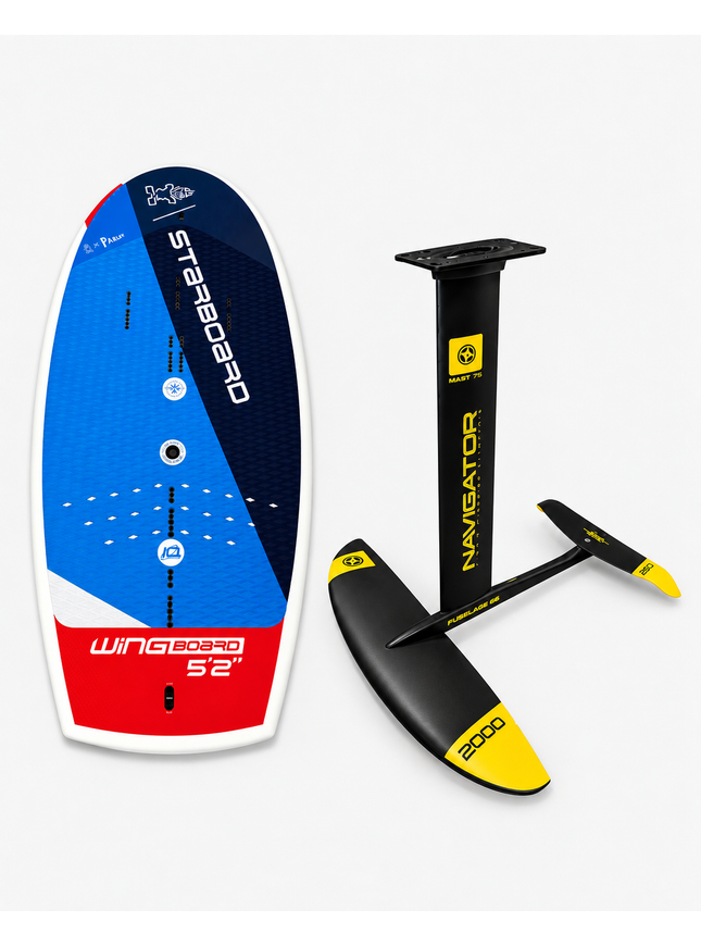 Starboard Wingboard 5’2 Lite Tech - 90L + Unifiber Navigator 1300 Foil / NIEUW