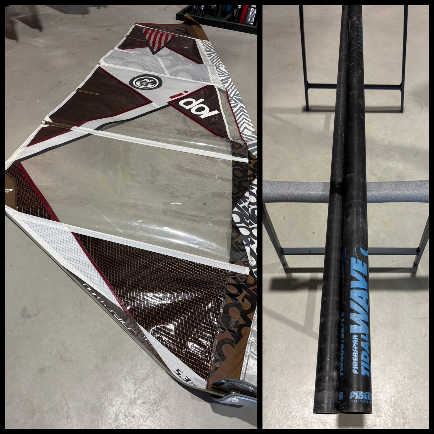 North Sails Idol 5.3 + Fiberspar 430 SDM C30
